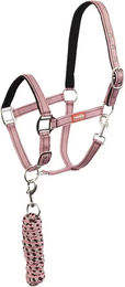 Produktbild von Premiere Halfter und Longiergurt Set für Ponys in Rosa