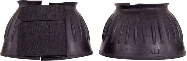 Premiere Hufglocken aus Naturkautschuk mit Klettverschluss Schwarz XL – Bild 1 von 2