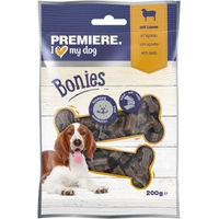 Produktbild von Premiere Hund Bonies Kausnack Lamm für erwachsene Hunde 200g - 200 g