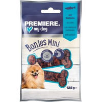 Produktbild von Premiere Hund Snack Bonies Mini Seelachs 2x125g