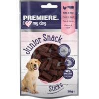 Produktbild von Premiere Junior Kausnack Sticks Huhn & Rind ohne Farb- und Aromastoffe und ohne Zucker 10x70g - 10 x 70 g