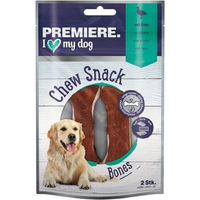 Produktbild von PREMIERE Kauknochen mit Ente ohne Farb- und Aromastoffe 120 g - 2 x 60 g