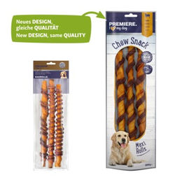 Premiere Kaurolle Lamm Naturkauartikel für Hunde Monoprotein ohne Farb- und Aromastoffe 1m – Bild 1 von 3