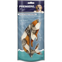 Produktbild von PREMIERE Kauzopf Naturkauartikel aus Fischhaut und Rinderrohhaut für Hunde Adult 130g - 130 g