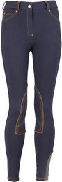 Premiere Kinder Jeans-Reithose Daisy II aus Baumwolle Blau Größe 116 – Bild 1 von 2