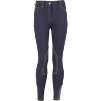 Produktbild von Premiere Kinder Jeans-Reithose Daisy II aus Baumwolle Blau Größe 116