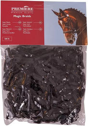Premiere Magic Mähnengummis Schwarz 500 Stück - 500 Stk. – Bild 1 von 2