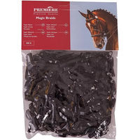 Produktbild von Premiere Magic Mähnengummis Schwarz 500 Stück - 500 Stk.