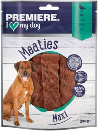 Premiere Maxi Meaties Trockenfleisch Ente Monoprotein 250g - 250 g – Bild 1 von 3