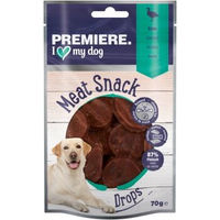 Produktbild von Premiere Meat Drops Trockenfleisch Ente mit hohem Fleischanteil 6x70g - 6 x 70 g