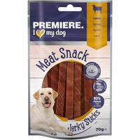 Produktbild von Premiere Meat Jerkys Trockenfleisch Lamm mit hohem Fleischanteil 6x70g - 6 x 70 g