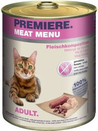 Produktbild von Premiere Meat Menu Adult Fleischkomposition Getreidefrei 24x800 g - 24 x 800 g