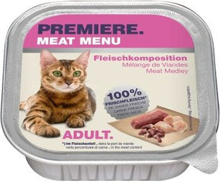 Produktbild von Premiere Meat Menu Adult Fleischkomposition Getreidefrei 32x100 g - 32 x 100 g