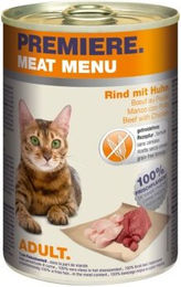 Produktbild von Premiere Meat Menu Adult Hundefutter Rind und Huhn getreidefrei 24x400 g - 24 x 400 g
