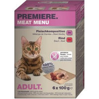 Produktbild von Premiere Meat Menu Adult Katzenfutter getreidefrei 6x100g - 6 x 100 g