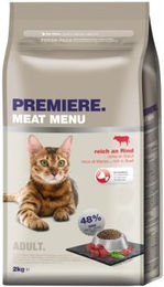 Produktbild von Premiere Meat Menu Adult Katzenfutter Rind und Lachs 2 kg - 2 kg