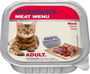Produktbild von Premiere Meat Menu Adult Rind Getreidefrei Hundefutter 64x100 g - 64 x 100 g