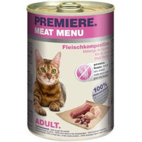 Produktbild von Premiere Meat Menu Katzen Nassfutter Adult Getreidefrei 12x400 g - 12 x 400 g