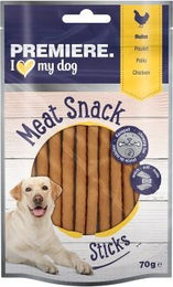 Premiere Meat Sticks Huhn Trockenfleisch ohne Farb- und Aromastoffe und ohne Zucker 6x70 g - 6 x 70 g – Bild 1 von 3