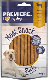 Produktbild von PREMIERE Meat Sticks Trockenfleisch Lamm ohne Farb- und Aromastoffe sowie ohne Zucker 70 g
