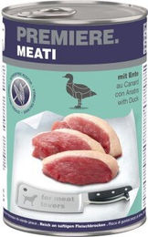 Produktbild von Premiere Meati Hund Nassfutter Adult Ente Stückchen in Sauce getreidefrei 6x400 g