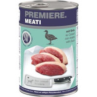 Produktbild von Premiere Meati Hund Nassfutter Adult Ente Stückchen in Sauce getreidefrei 6x400 g