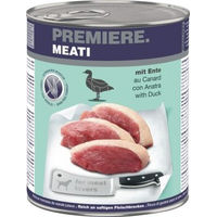 Produktbild von Premiere Meati Hund Nassfutter Adult Ente Stückchen in Sauce Getreidefrei 6x800 g