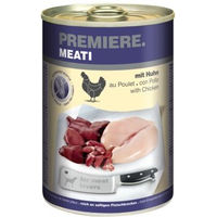 Produktbild von Premiere Meati Hund Nassfutter Adult Huhn Stückchen in Sauce Getreidefrei 12x400 g - 12 x 400 g