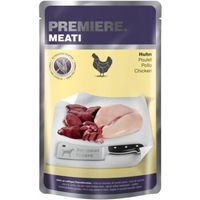Produktbild von PREMIERE Meati Hund Nassfutter Adult Huhn Stückchen in Sauce Getreidefrei Hoher Fleischanteil 10x500 g - 10 x 500 g