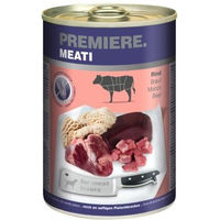 Produktbild von Premiere Meati Hund Nassfutter Adult Rind Stückchen in Sauce Getreidefrei mit hohem Fleischanteil 24x400 g - 24 x 400 g