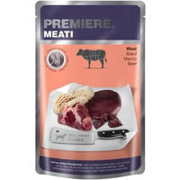 Produktbild von Premiere Meati Hund Nassfutter Adult Rind Stückchen in Sauce Getreidefrei mit hohem Fleischanteil 5x500 g - 5 x 500 g