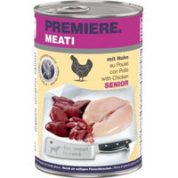 Produktbild von Premiere Meati Hund Nassfutter Senior Huhn Stückchen in Sauce getreidefrei 6x400 g