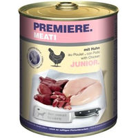 Produktbild von PREMIERE Meati Junior Nassentränke für Katzen Stückchen in Sauce getreidefrei mit hohem Fleischanteil 12x800 g - 12 x 800 g