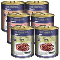 Produktbild von PREMIERE Meati Mixpaket Adult Stückchen in Sauce mit hohem Fleischanteil 6x800g - 6 x 800 g