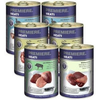 Produktbild von Premiere Meati Mixpaket für Katzen Adult Stückchen in Sauce mit hohem Fleischanteil 6x400g