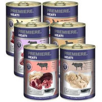 Produktbild von Premiere Meati Mixpaket Stückchen in Sauce für Katzen Adult mit hohem Fleischanteil 6x400g