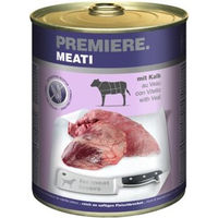 Produktbild von Premiere Meati Nassfutter Hund Adult Kalb Stückchen in Sauce Getreidefrei mit hohem Fleischanteil 12x800 g - 12 x 800 g