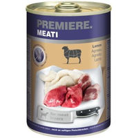 Produktbild von PREMIERE Meati Nassfutter Hund Adult Lamm Getreidefrei mit Stückchen 6x400 g - 6 x 400 g