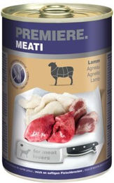 Produktbild von Premiere Meati Nassfutter Hund Adult Lamm Stückchen in Sauce Getreidefrei mit hohem Fleischanteil 24x400 g - 24 x 400 g