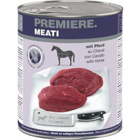 Produktbild von Premiere Meati Nassfutter Hund Adult Pferdestückchen in Sauce getreidefrei 6x800 g