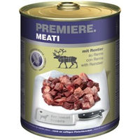 Produktbild von Premiere Meati Nassfutter Hund Adult Rentier Stückchen in Sauce Getreidefrei 6x800 g - 6 x 800 g