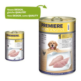 PREMIERE Meati Sensitive Huhn pur Getreidefrei und Glutenfrei Hundefutter 12x400 g - 12 x 400 g – Bild 1 von 2