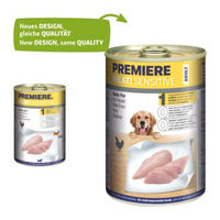 Produktbild von PREMIERE Meati Sensitive Huhn pur Getreidefrei und Glutenfrei Hundefutter 12x400 g - 12 x 400 g