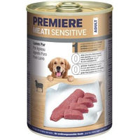 Produktbild von PREMIERE Meati Sensitive Hund Nassfutter Lamm pur Stückchen in Sauce getreidefrei glutenfrei 12x400 g - 12 x 400 g