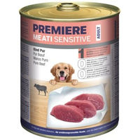 Produktbild von PREMIERE Meati Sensitive Hund Nassfutter Rind pur getreidefrei und glutenfrei 24x800 g - 24 x 800 g