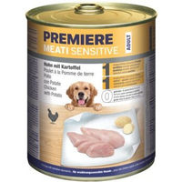 Produktbild von PREMIERE Meati Sensitive Hundefutter Huhn und Kartoffel Stückchen in Sauce getreidefrei und glutenfrei 12x800 g - 12 x 800 g