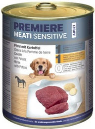 Premiere Meati Sensitive Pferd und Kartoffeln Nassfutter für Pferde getreidefrei und glutenfrei 24x800 g – Bild 1 von 3