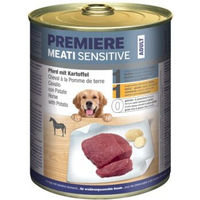 Produktbild von Premiere Meati Sensitive Pferd und Kartoffeln Nassfutter für Pferde getreidefrei und glutenfrei 24x800 g