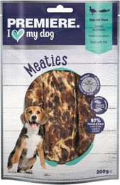 Premiere Meaties Trockenfleisch Ente mit Fisch 200g ohne Farb- und Aromastoffe und ohne Zucker - 200 g – Bild 1 von 3