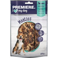 Produktbild von Premiere Meaties Trockenfleisch Ente mit Fisch 200g ohne Farb- und Aromastoffe und ohne Zucker - 200 g